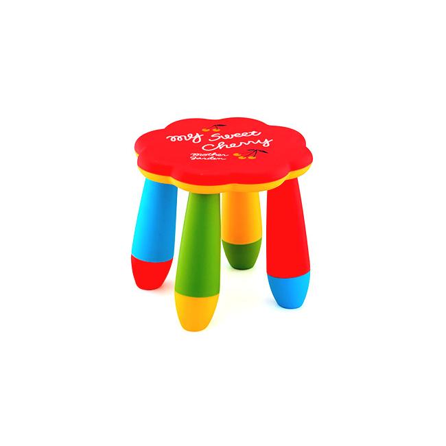 Детско пластмасово столче цвете червено KIDS-(LXS-309) - Horecano