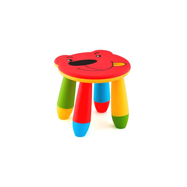 Пластмасово детско столче мече червено KIDS-(LXS-310) - Horecano