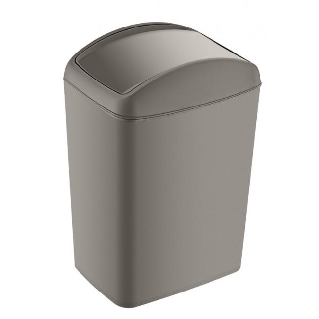 Пластмасов кош за смет / отпадъци с люлеещ капак 27,5x35,3xh51см 20л terra HOME-(TRN-189-05) - Horecano