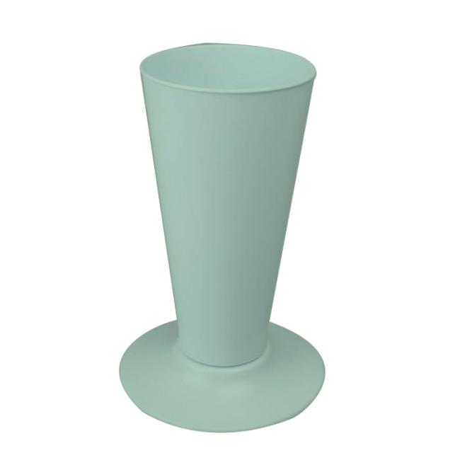 Пластмасова ваза 14,5xh30см, 2,7л, зелена, SERINOVA-(V004) 