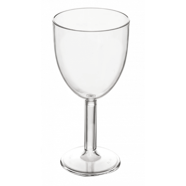 Полистиренова чаша за вино за еднократна употреба    185мл (R.185)   - Rubikap