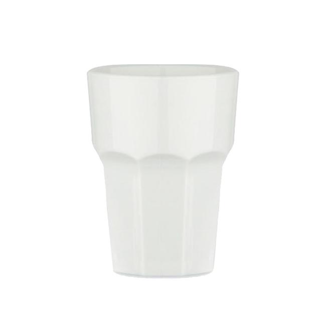 Поликарбонатна чаша бяла 360мл 75xh148мм (PM.360)  PREMIUM   - Rubikap