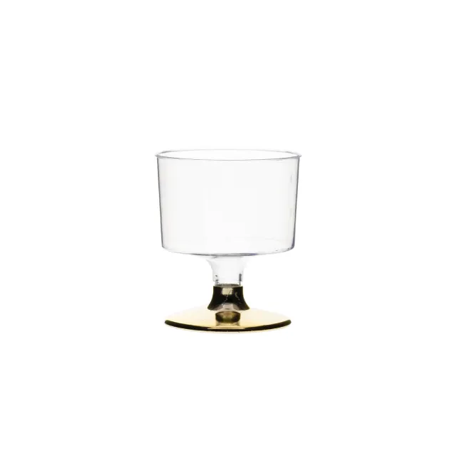 Чаша със златна основа, 50мл, полистирен, RK-(R.050-PS302) - Rubikap
