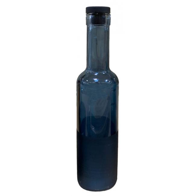 Стъклена бутилка за зехтин с тапа синя 250мл COBALT M-151419 - Horecano