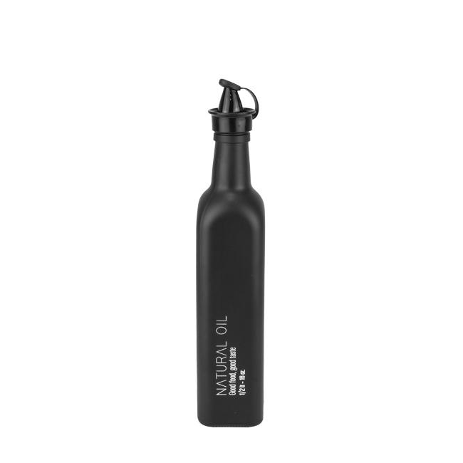 Стъклена бутилка за зехтин URLA 500мл черна M-152073-023 - Horecano