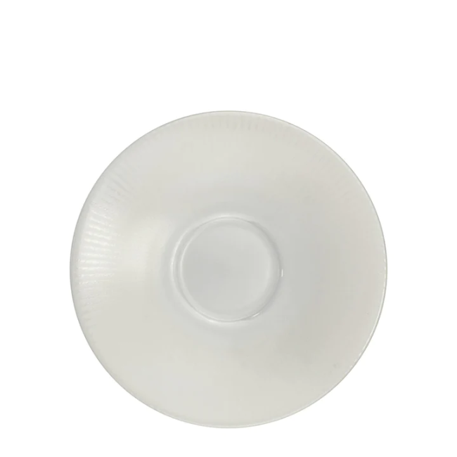 Порцеланова чинийка за чаша 110мл ф13см WHITE MOSS-(ZA0295-5) - Horecano
