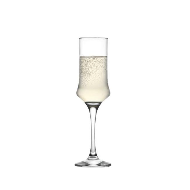 Стъклена чаша на столче за шампанско 205мл ARY 540 - Lav
