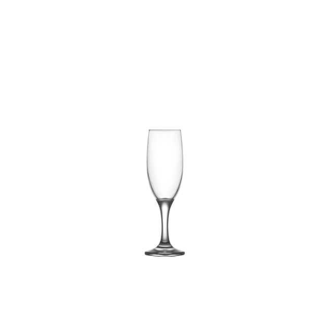 Стъклена чаша  на столче за шампанско 190мл  LAV-MIS 535YHD- (HORECA)