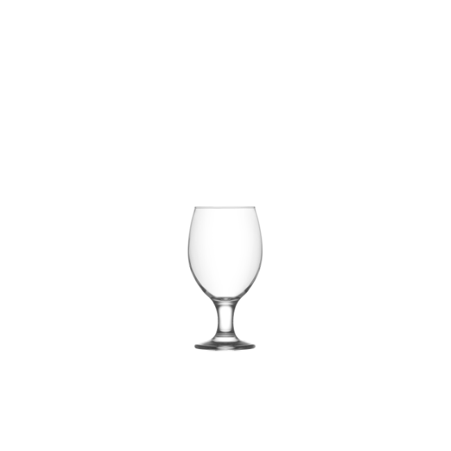 Стъклена чаша  на столче за бирa 400мл LAV-MIS 571YHD-(HORECA)