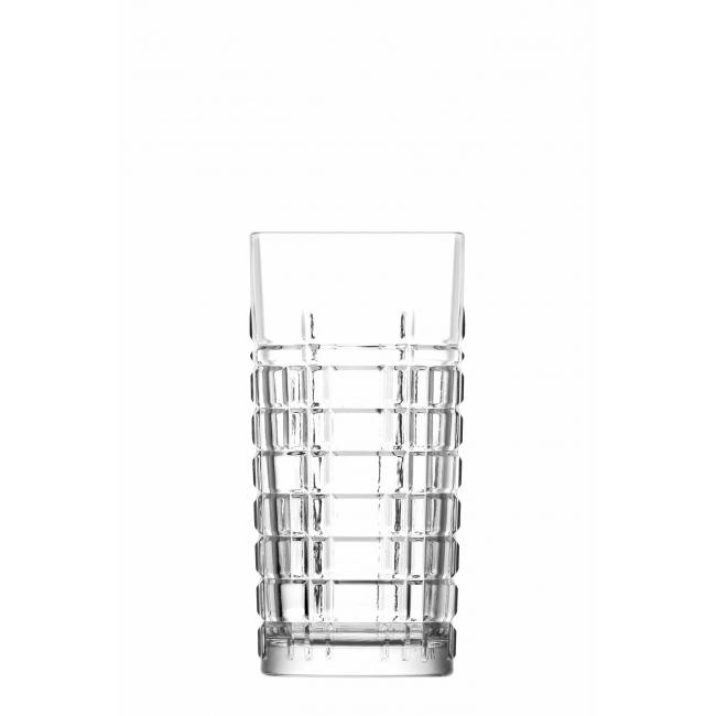 Стъклена чаша за вода / безалкохолни напитки висока 356мл LAV-BRT 440 