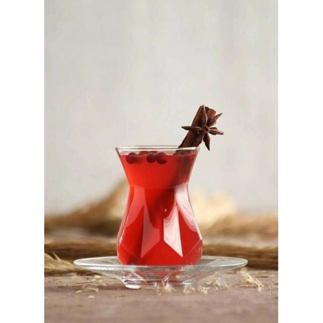 Стъклена чаша за турски чай / топли напитки 165мл ALY 326 - Lav