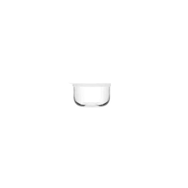 Стъклен буркан с бял силиконов капак 380мл DUO 037 PK0002 - Lav 