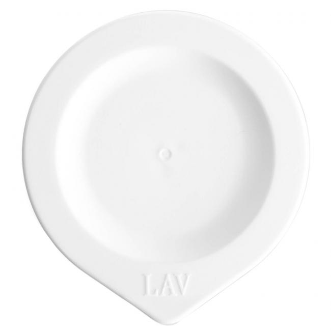 Стъклен буркан с бял силиконов капак 1л DUO 100 - Lav