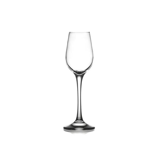 Стъклена чаша на столче за шампанско 230мл POM 536 - Lav