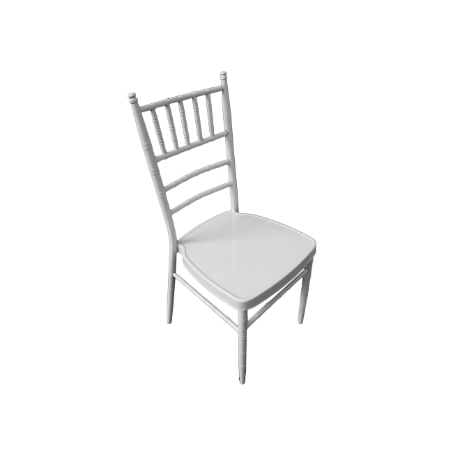 Метален стол за кетъринг бял (А 03W)(39x41x92см) - Horecano