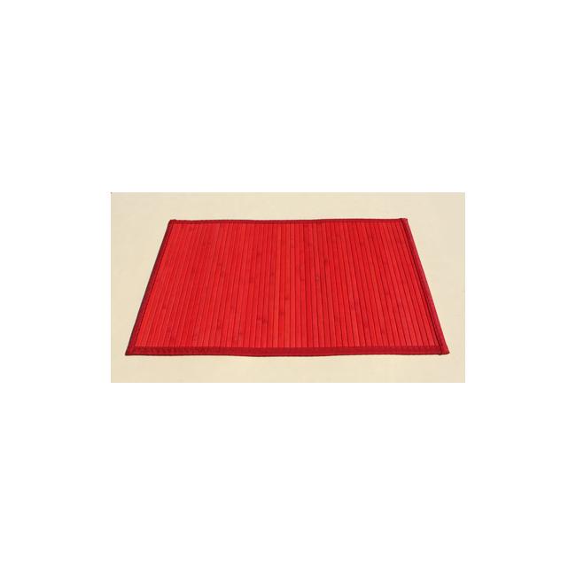 Бамбукови подложки, червено - комплект 4 бр. GM2630C - Horecano