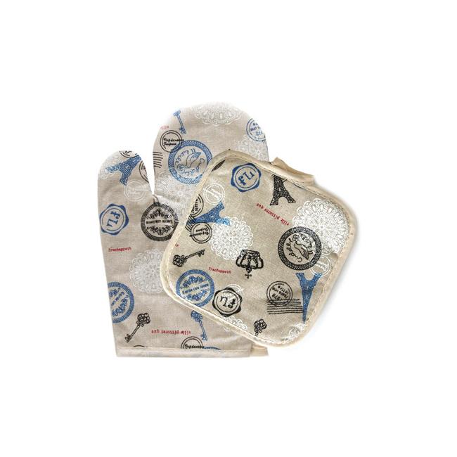  Текстилна ръкавица с ръкохватка комплект  CN-(Декор 0193560) - Horecano