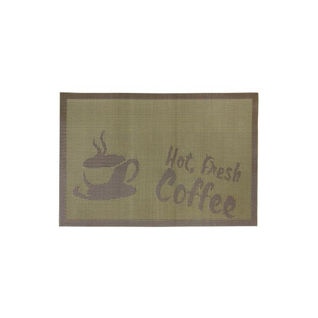 Подложка за хранене Hot Fresh Coffee 45x30см зелена (0193656) - Horecano
