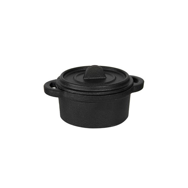 Чугунена мини касерола  за сервиране кръгла ф10х5см HORECANO-(HC-93879)