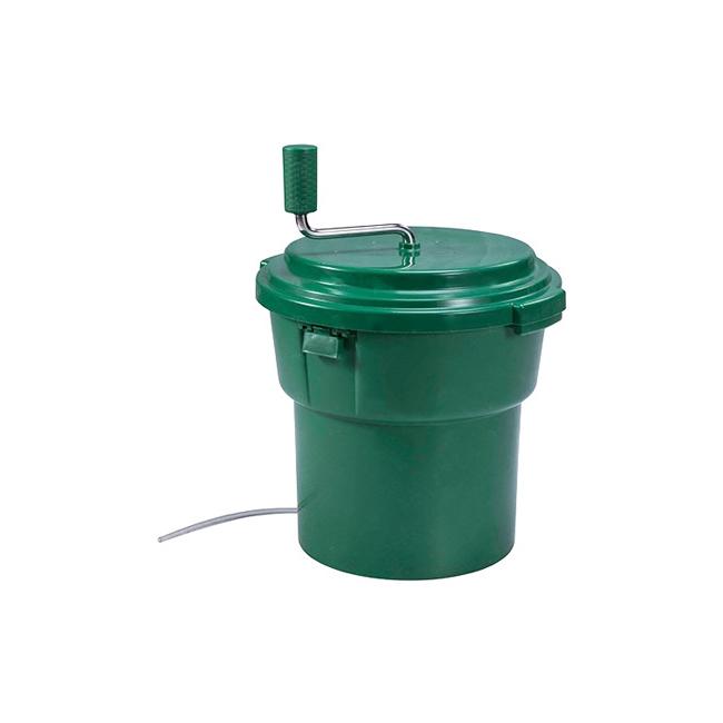 Пластмасова професионална центрофуга за зеленчуци dia зелена  19л   46,5x56,5см  JW-(JW-SP19) - Horecano