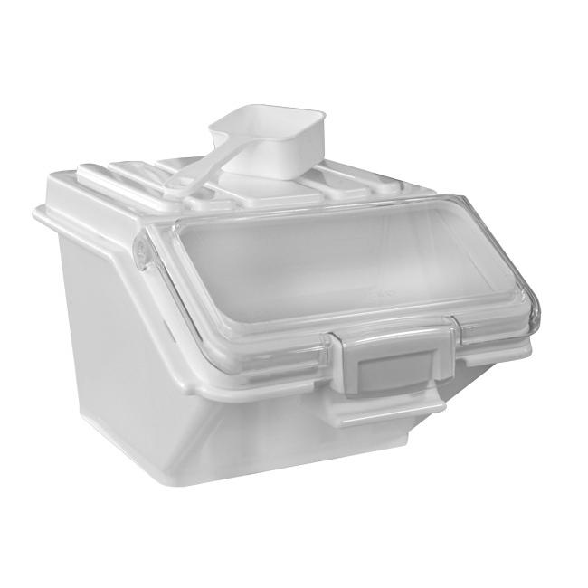 Пластмасов контейнер за съхранение на продукти 47л бял 59x48xH44см (JD-IB47) - Horecano