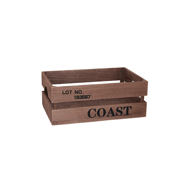 Дървена касетка 36x26x14см кафява COAST CN-(181156-2L) - Horecano