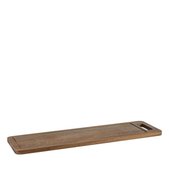 Дървена дъска за презентация махагон 58x17xh1,5см (232045-2) (HC-981731) - Horecano