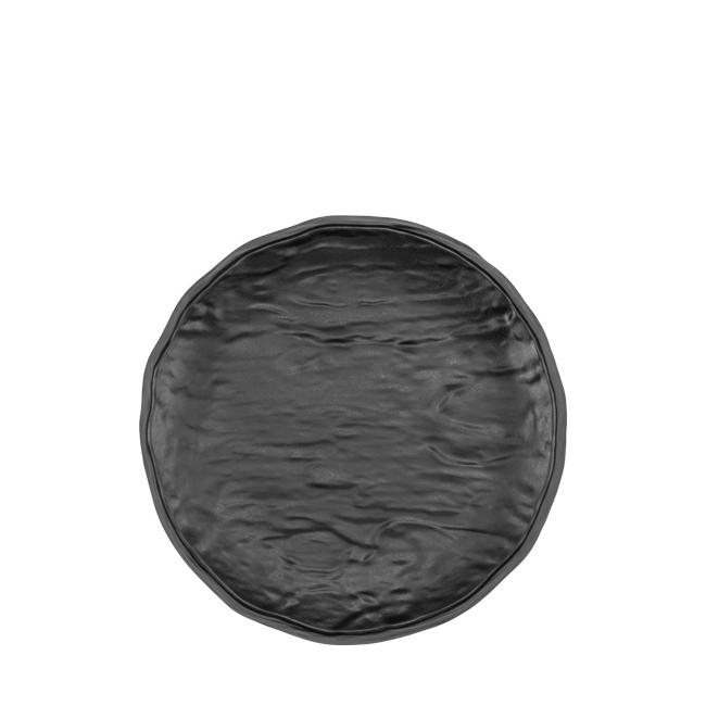 Меламиново плато кръгло 24xh2см черно SHIBUI-(232065) - Horecano