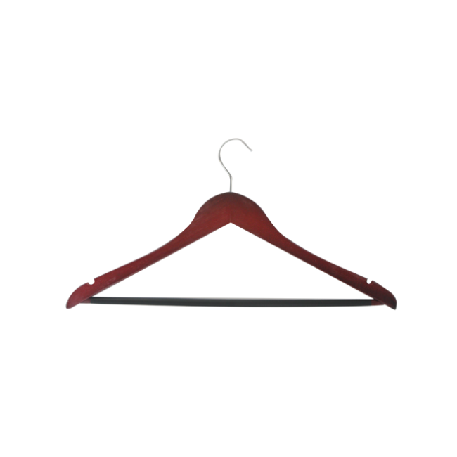 Дървена закачалка за дрехи цвят венге 3бр. CN-(7809) - Horecano