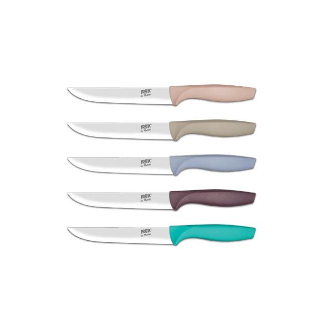 Кухненски нож от неръждаема стомана 15см различни цветове (43218) PIRGE-PRATIK