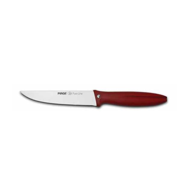  Нож универсален от неръждаема стомана  червен   12см    (48002) PIRGE-PURE LINE