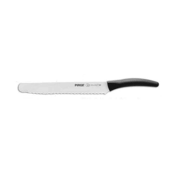 Нож за хляб  от неръждаема стомана  черен 24см (41026) PIRGE-DELUX 