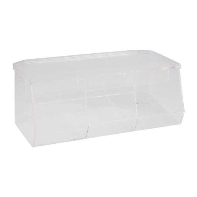 Пластмасова кутия универсална, 3 отделения 41,5 x 20,5 см - APS