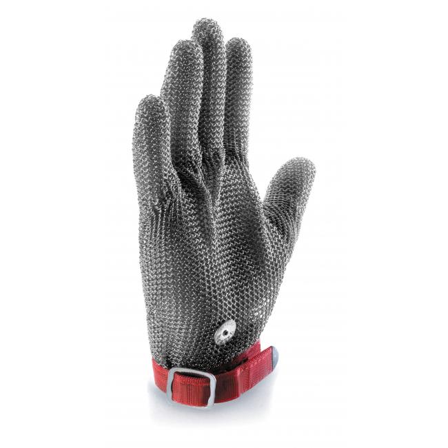 Иноксова средна  ръкавица за транжиране  червена  размер 8   - Lacor