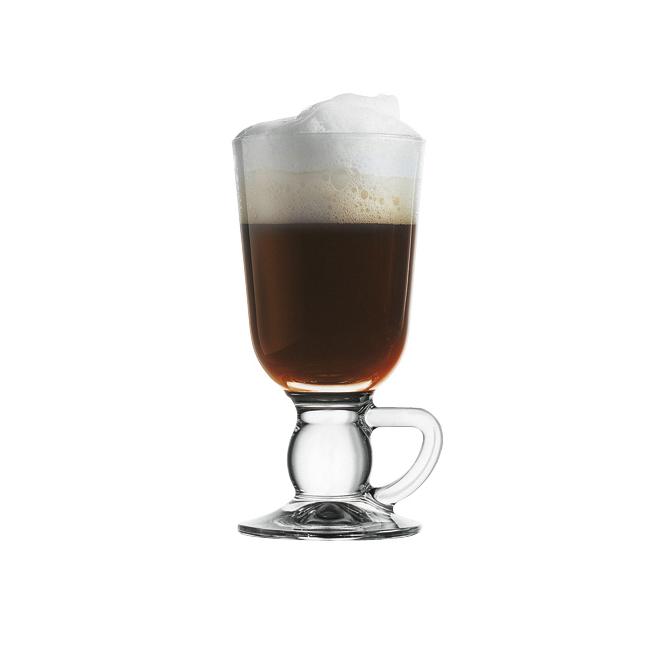 Стъклена чаша за ирландско кафе  / топли напитки на столче 280мл IRISH COFFEE - Pasabahce