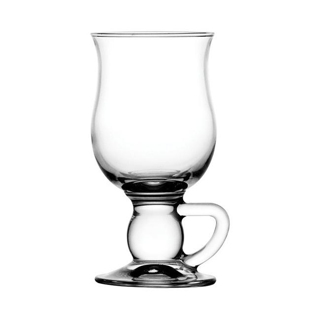 Стъклена чаша за ирландско кафе / топли напитки  на столче 270мл IRISH COFFEE - Pasabahce