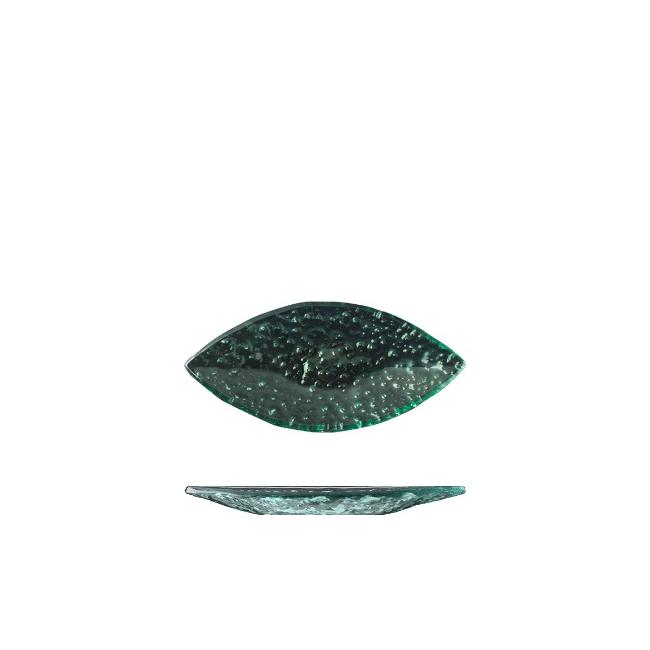 Стъклена чиния листо зелено  18см   NAMI GLASS TABLEWARE - Suisse Langenthal