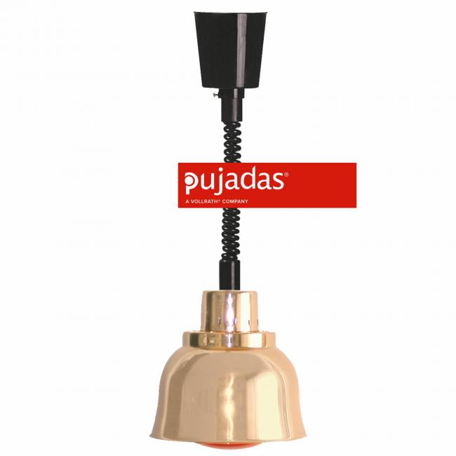Отопляема лампа мед, ф23см, 230V, кабел 140см, копче за вкл/изкл, крушка 250W - Pujadas