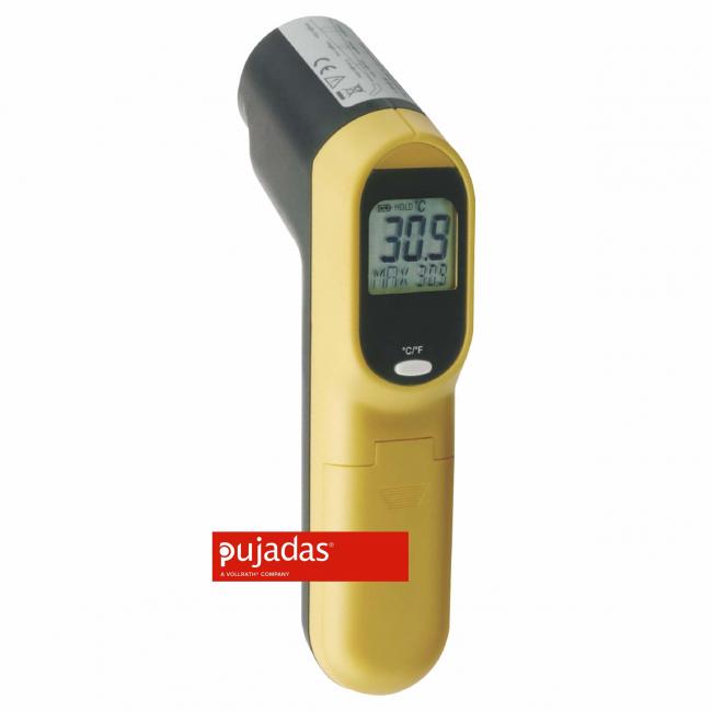 Инфрачервен  термометър с лазерна показалка от  -60°C  до +500°C  17см - Pujadas