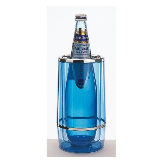 Охладител за бутилка полистирол син ф12/10см  h23см - APS