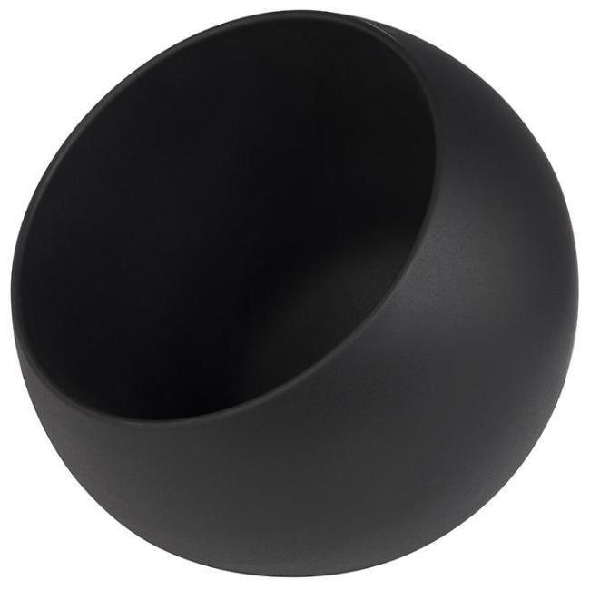 Комплект от 2 меламинови купи с пластмасов капак със силиконово уплътнение, кръгли, ф19см, h17,5см, 800мл, черни, „MOON“ – APS