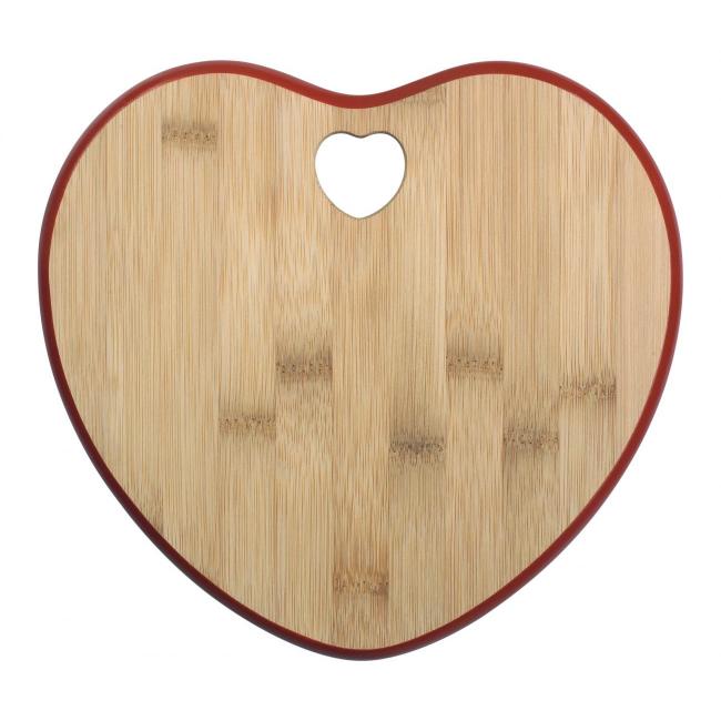 Бамбукова дъска за рязане  сърце AMORE 24x22xh1,2см - Richardson Sheffield