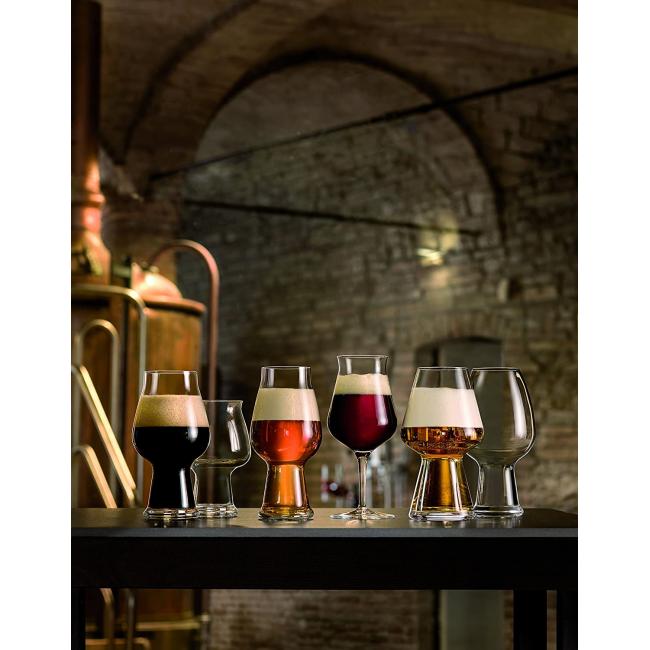 Стъклена чаша за бира 420мл BIRRATEQUE-(11808/02) (C 469) - Luigi Bormioli 