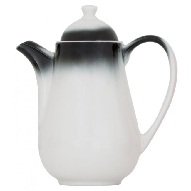 Порцеланов чайник 675мл  MARMARIS-WHITE/BLACK (NBNEO02DM63SYH)ГП  - Gural Porselen
