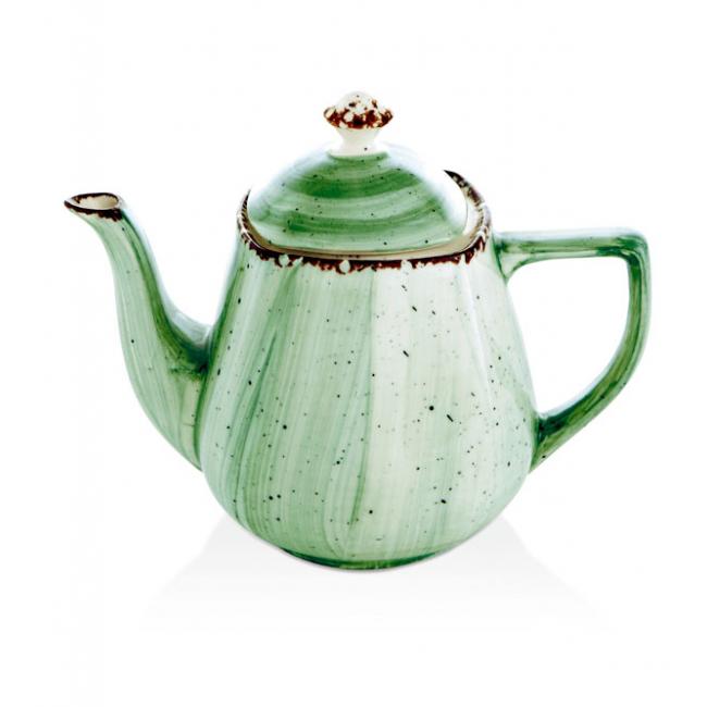 Порцеланов чайник 750мл  GREEN  (NBNMRS02DM50YS)ГП  - Gural Porselen