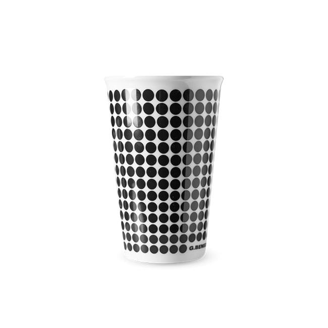 Порцеланова чаша за топли напитки 8,9см h13,1см 400мл ANYWHERE YOU GO с декор X9046