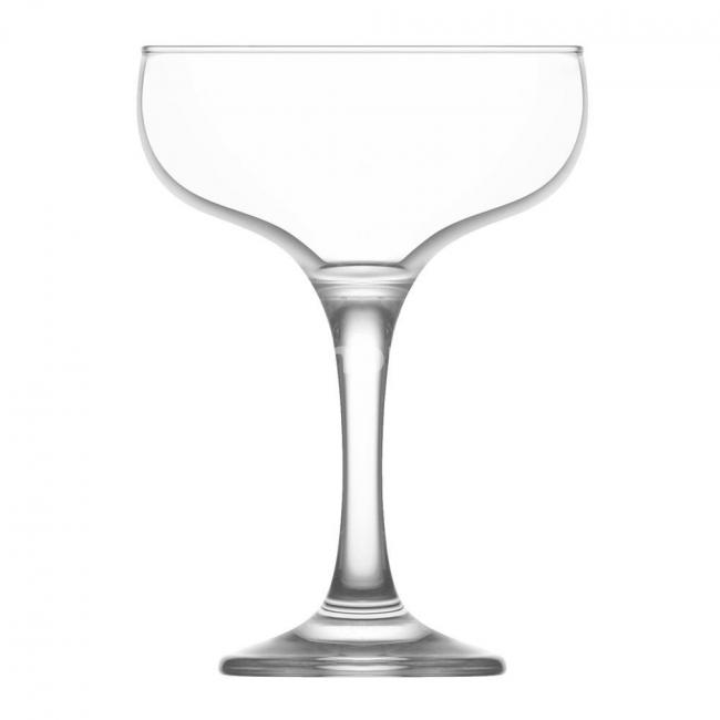 Стъклена чашa на столче за коктейли 235мл LAV-MIS 550