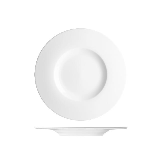 Порцеланова чиния с борд  плитка ф29см h2,8см ESSKLASSE - Lilien