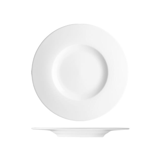 Порцеланова чиния с борд  плитка ф33см h2,9см ESSKLASSE - Lilien
