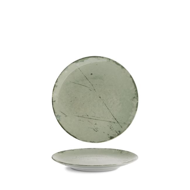 Порцеланова плитка чиния, ф21см, Stone green - G.Benedikt